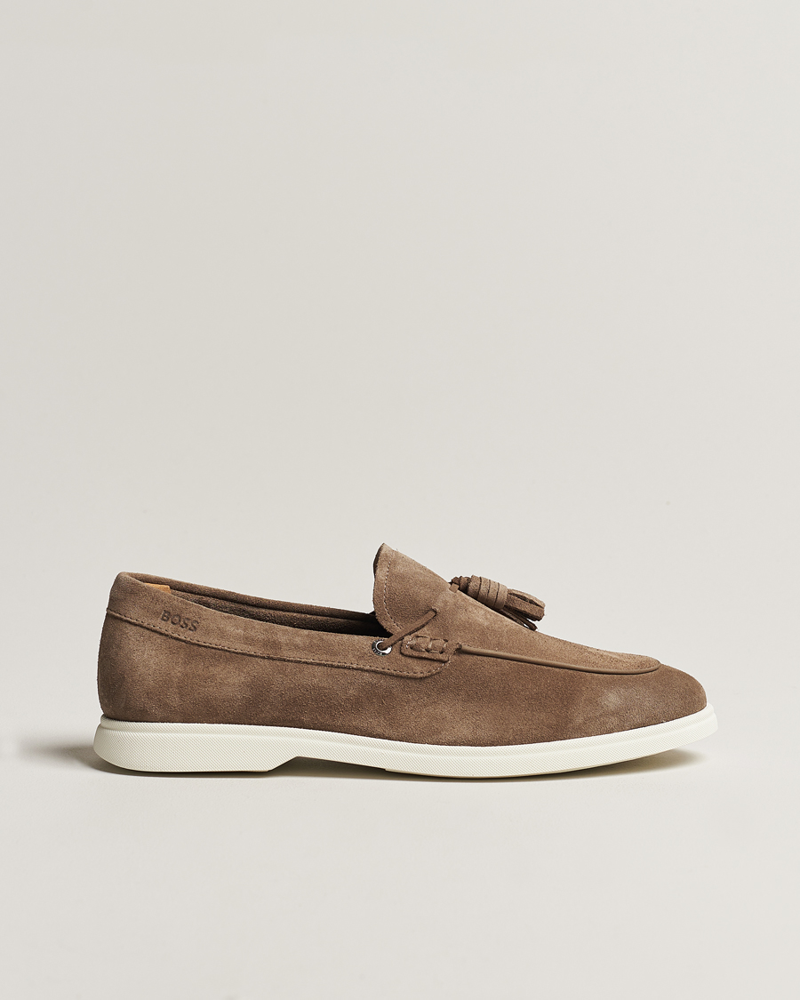 Mies | BOSS BLACK Sienne Tassle Loafer Suede Medium Beige | BOSS BLACK | Sienne Tassle Loafer Suede Medium Beige