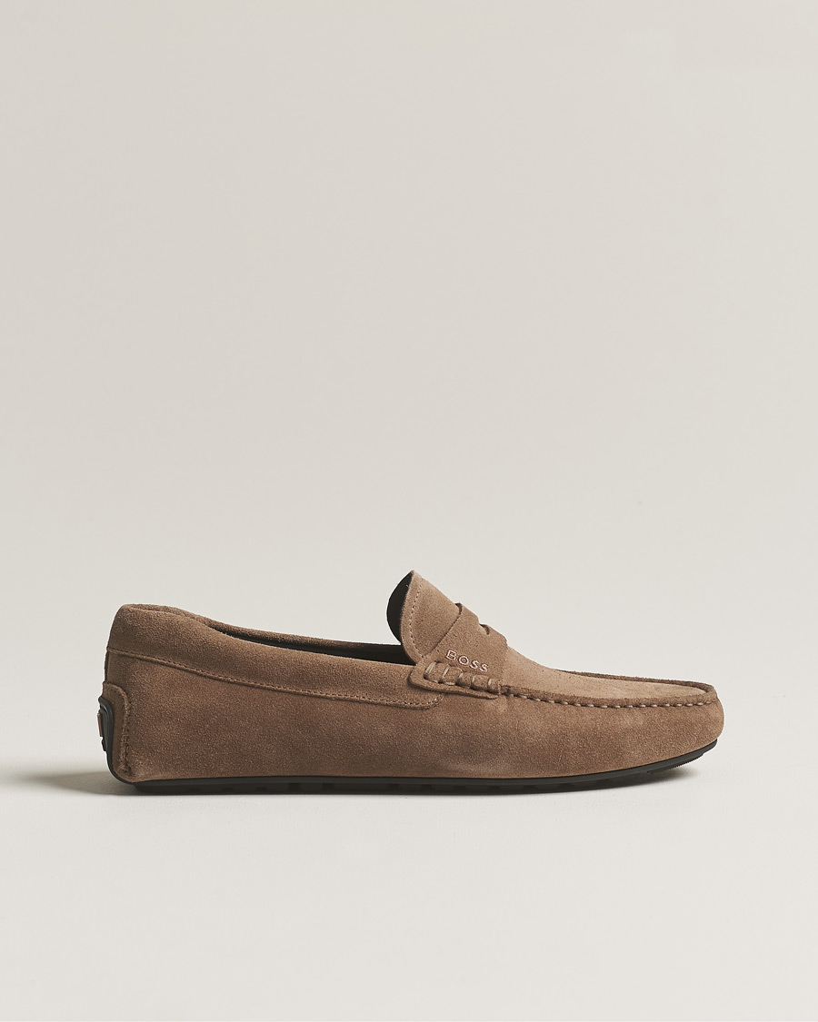 Mies | BOSS BLACK Noel Car Shoe Suede Medium Beige | BOSS BLACK | Noel Car Shoe Suede Medium Beige