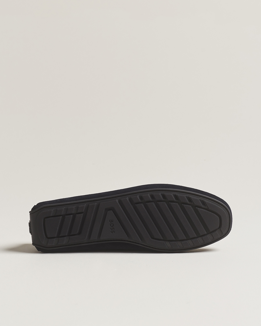 Mies | BOSS BLACK Noel Car Shoe Suede Dark Blue | BOSS BLACK | Noel Car Shoe Suede Dark Blue