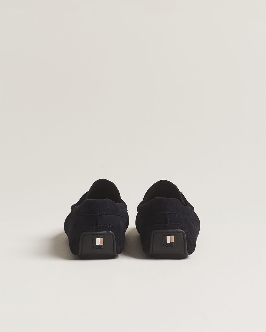 Mies | BOSS BLACK Noel Car Shoe Suede Dark Blue | BOSS BLACK | Noel Car Shoe Suede Dark Blue