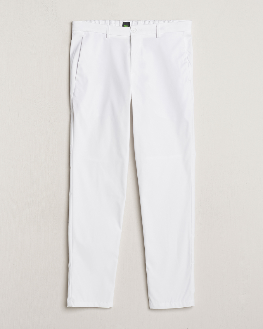 Mies | Housut | BOSS GREEN | Phoenix Golf Trousers White