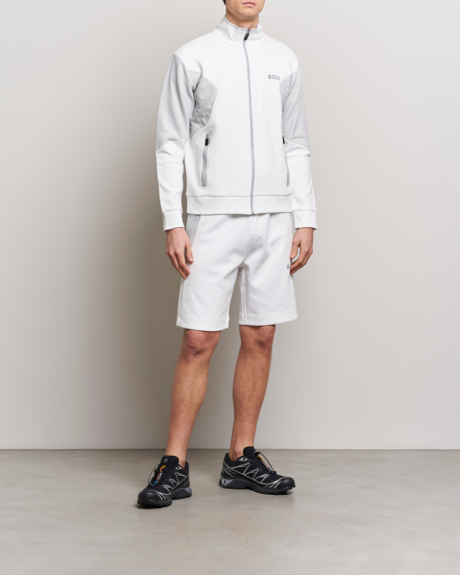 Mies | Shortsit | BOSS GREEN | Headlo Sweatshorts White