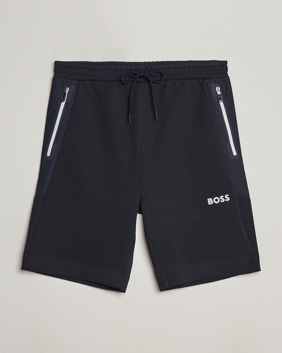 Mies | Shortsit | BOSS GREEN | Headlo Sweatshorts Dark Blue
