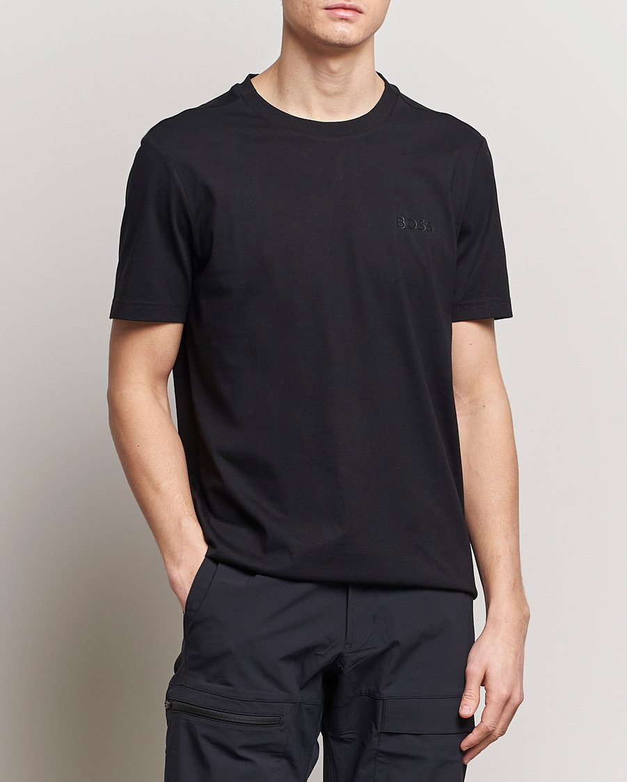 Mies | Lyhythihaiset t-paidat | BOSS GREEN | Crew Neck T-Shirt Black