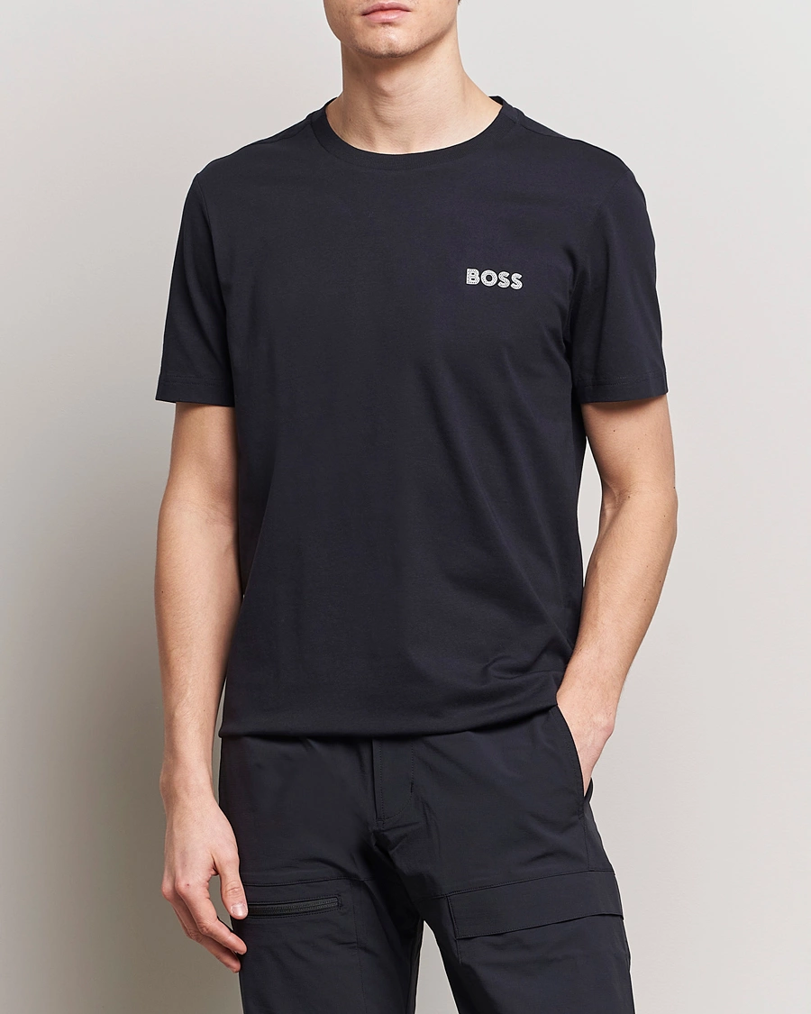 Mies | Kanta-asiakastarjous | BOSS GREEN | Crew Neck T-Shirt Dark Blue