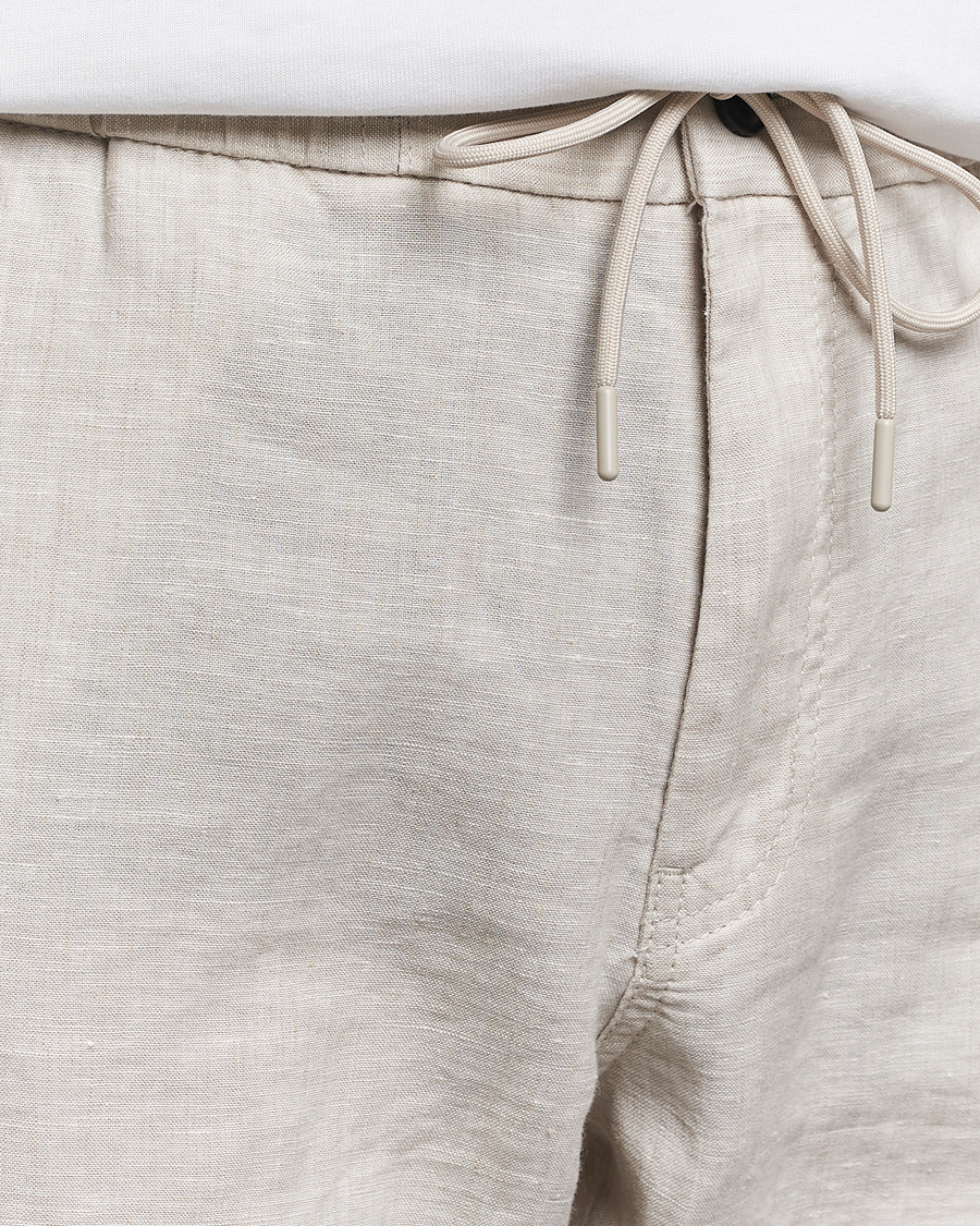 Mies | Housut | BOSS ORANGE | Sanderson Linen Pants Light Beige