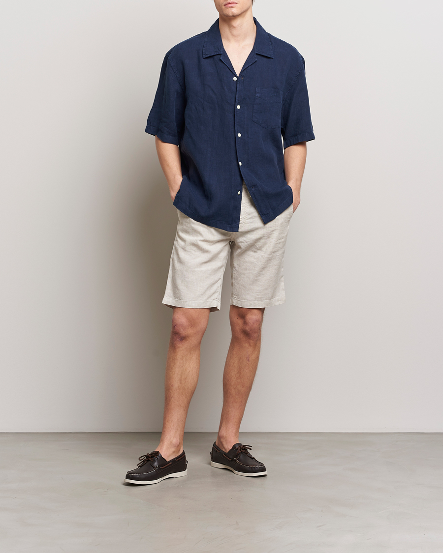 Mies | Shortsit | BOSS ORANGE | Tapered Chino Drawstring Shorts Light Beige