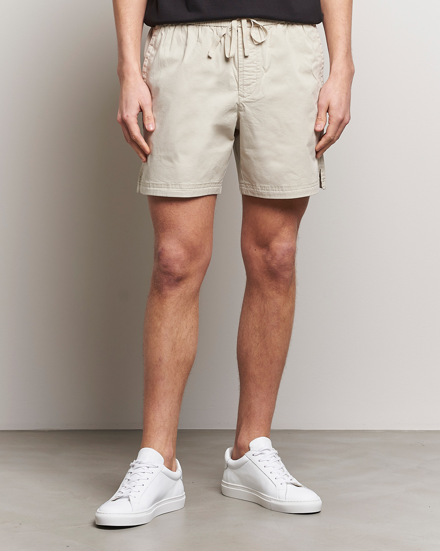 Mies | BOSS ORANGE | BOSS ORANGE | Sandrew Cotton Shorts Light Beige