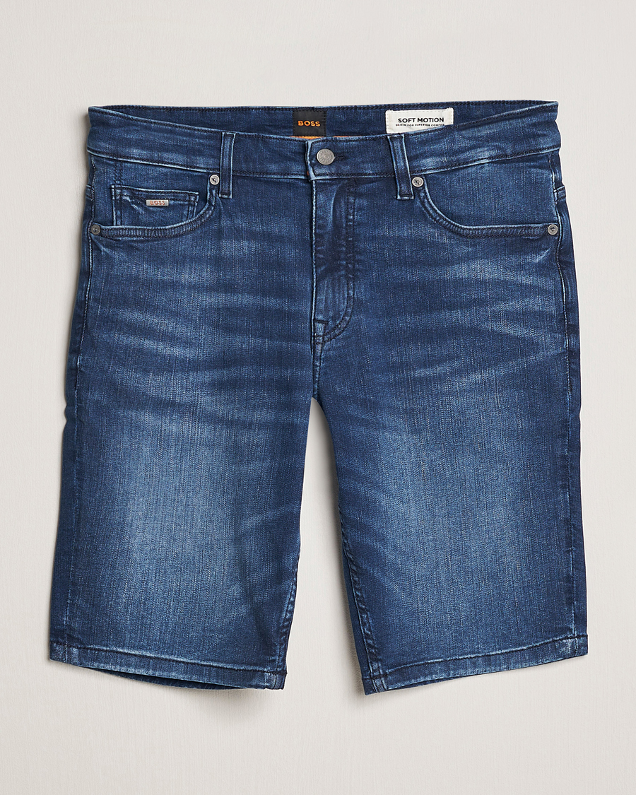 Mies | Shortsit | BOSS ORANGE | Delaware Jeans Shorts Navy