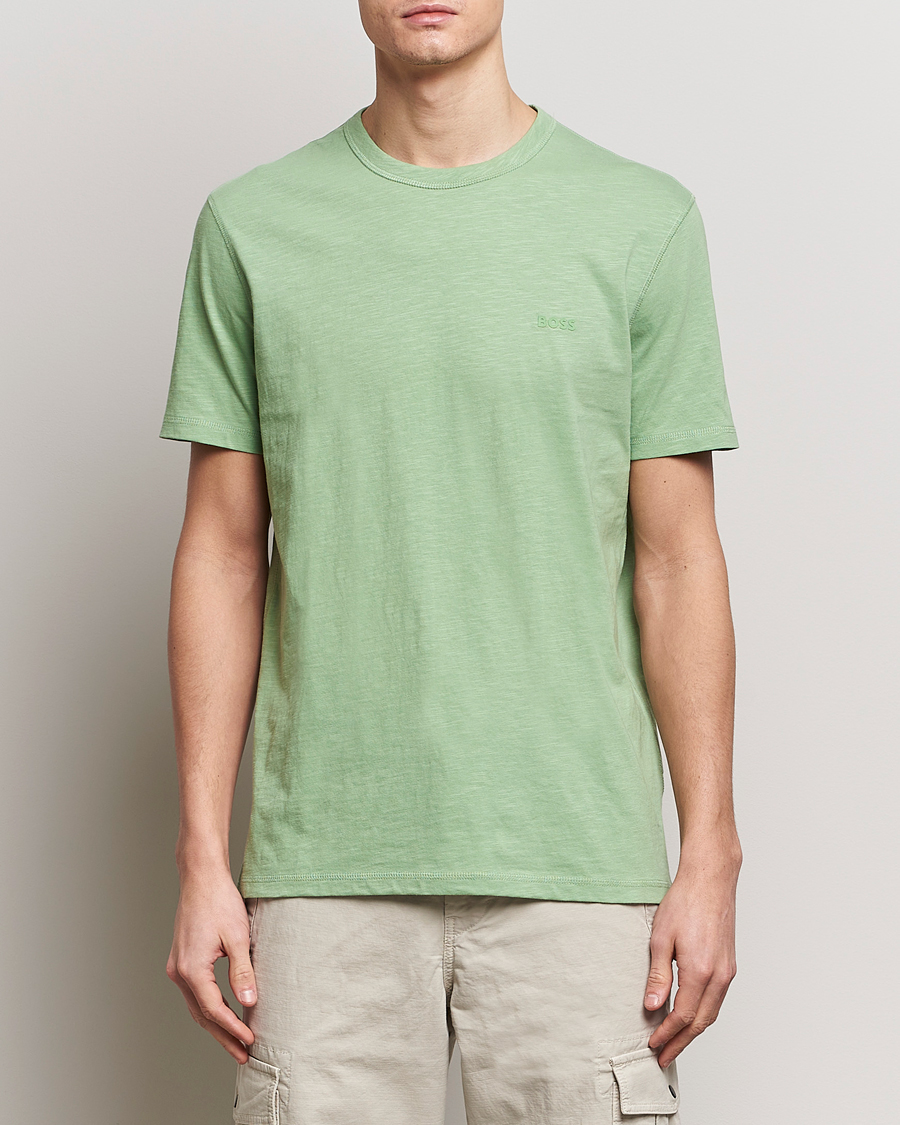 Mies |  | BOSS ORANGE | Tegood Crew Neck T-Shirt Open Green