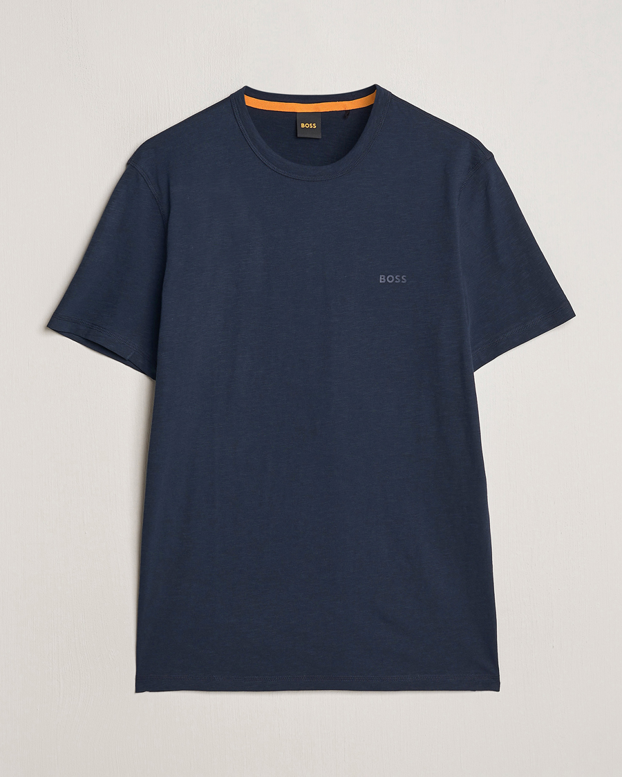 Mies | T-paidat | BOSS ORANGE | Tegood Crew Neck T-Shirt Dark Blue