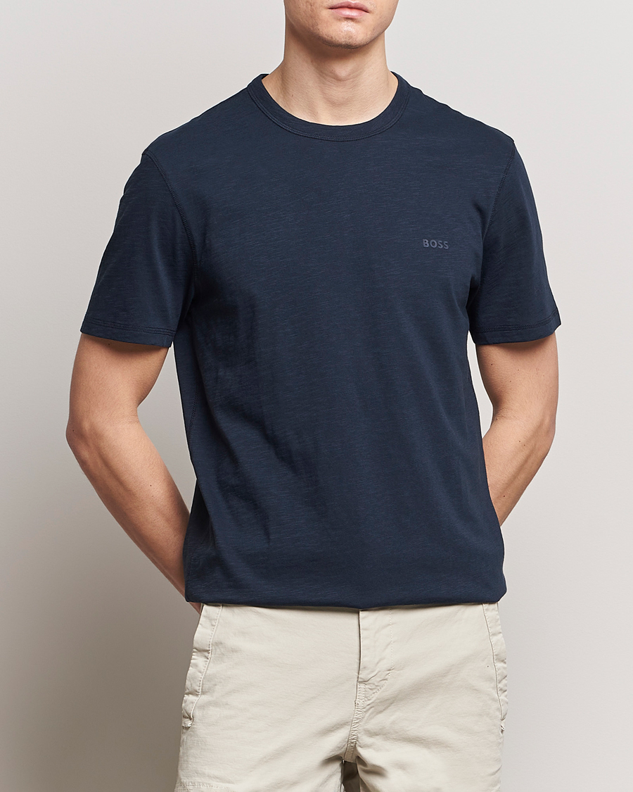 Mies | Vaatteet | BOSS ORANGE | Tegood Crew Neck T-Shirt Dark Blue