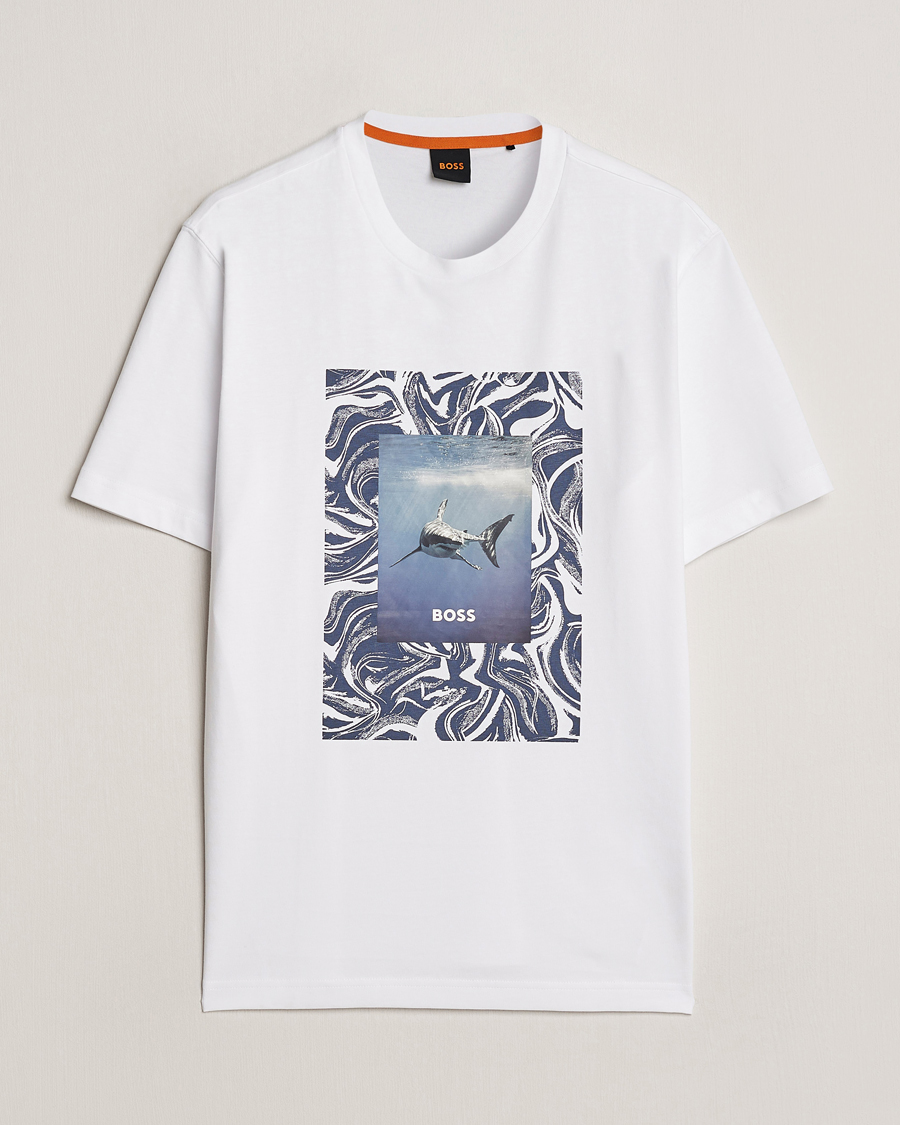 Mies | T-paidat | BOSS ORANGE | Tucan Printed Crew Neck T-Shirt Natural