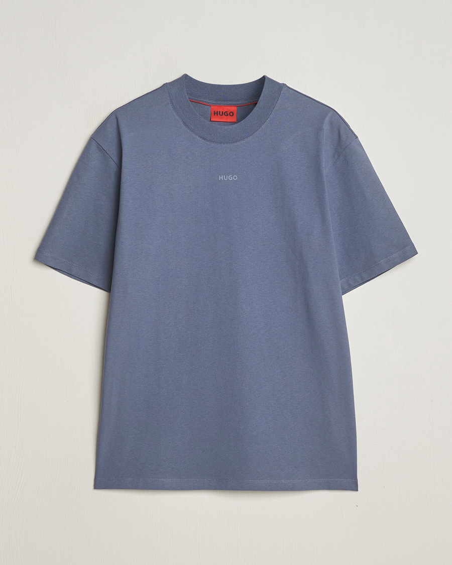 Mies | T-paidat | HUGO | Dapolino Crew Neck T-Shirt Open Blue