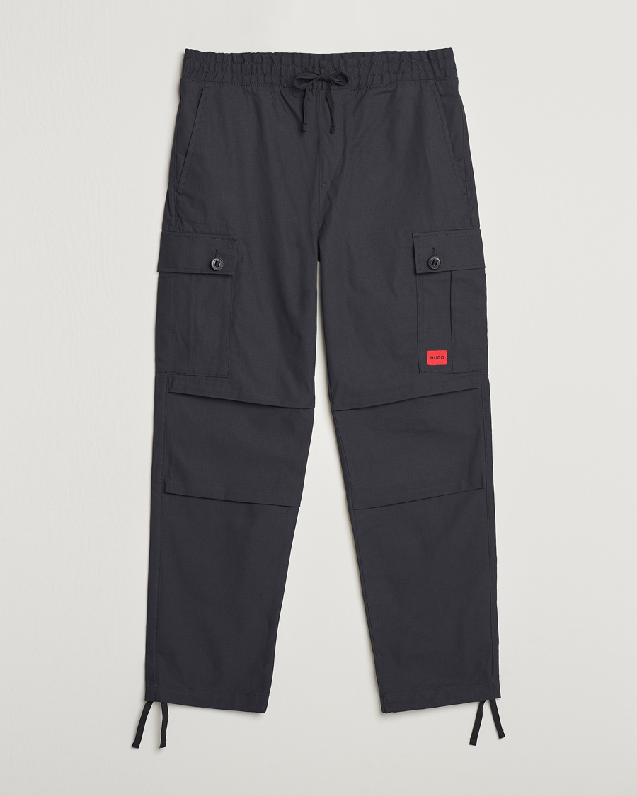 Mies | Housut | HUGO | Garlo Cargo Pants Black