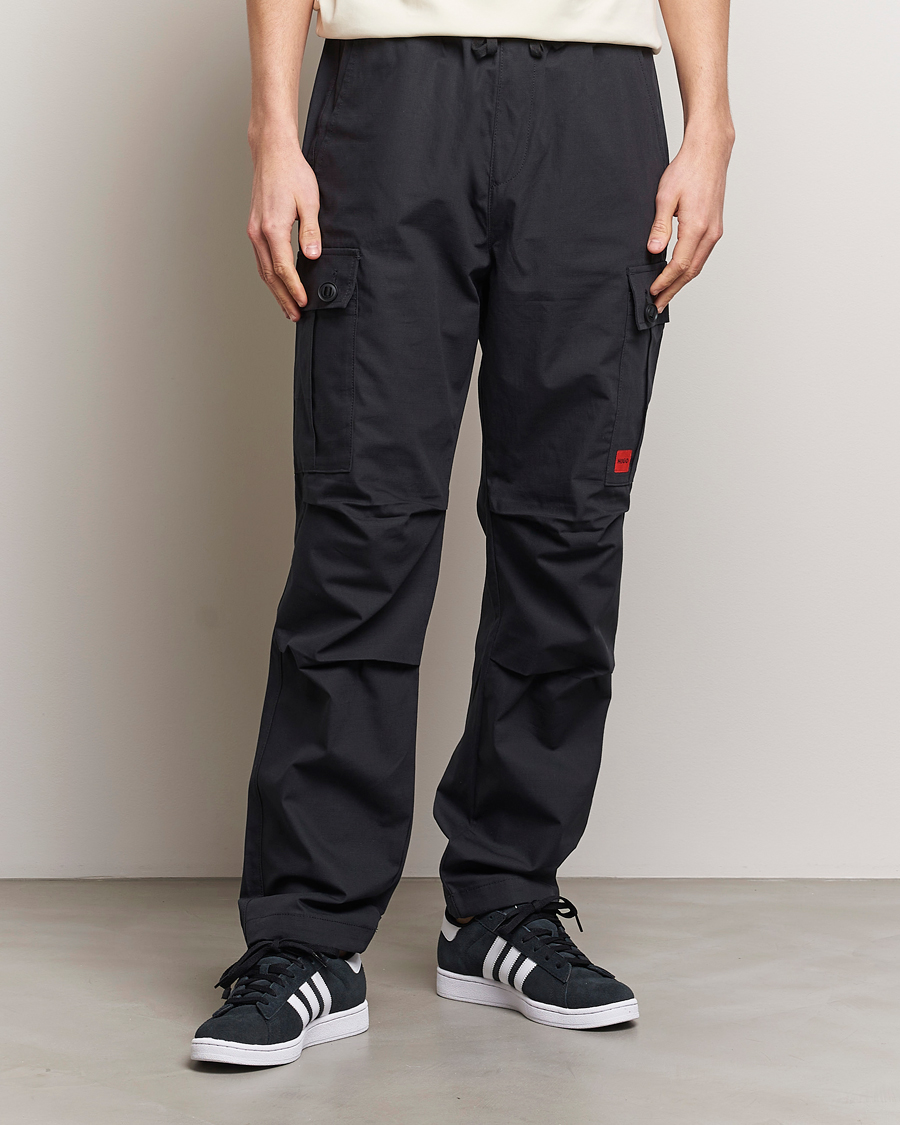 Mies | Housut | HUGO | Garlo Cargo Pants Black