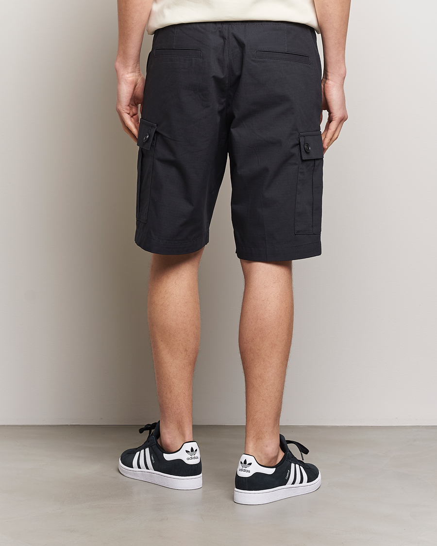 Mies | Shortsit | HUGO | Garlio Cotton Cargo Shorts Black