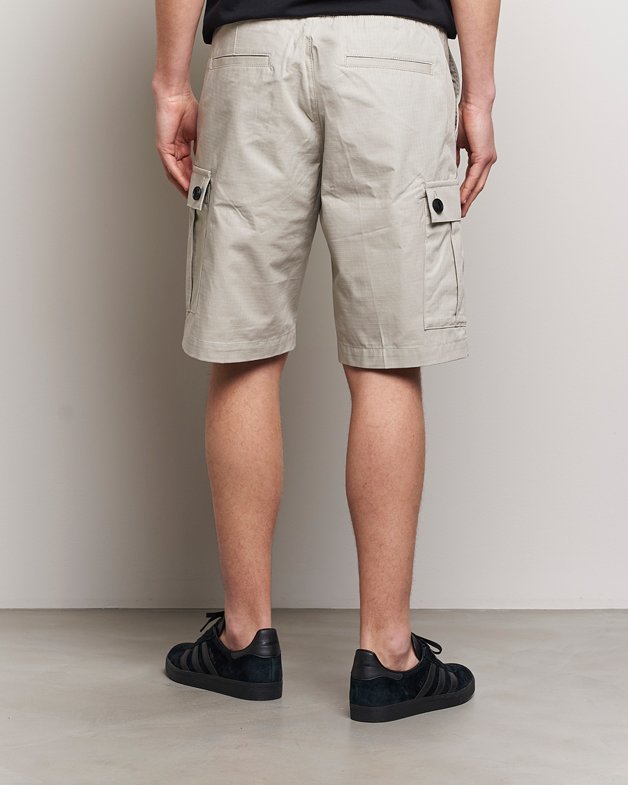 Mies | Shortsit | HUGO | Garlio Cotton Cargo Shorts Light Grey