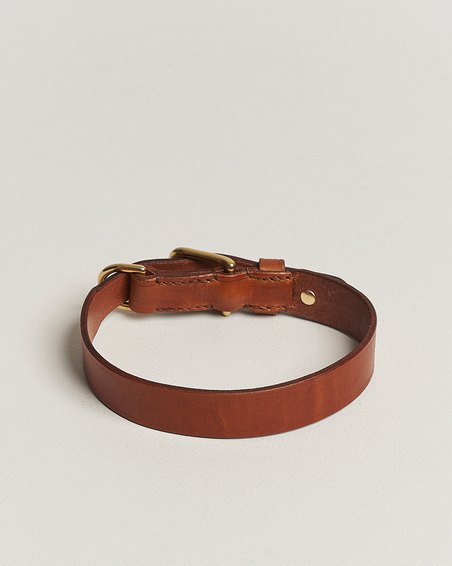 Mies | Koirille | Tärnsjö Garveri | Leather Dog Collar Light Brown