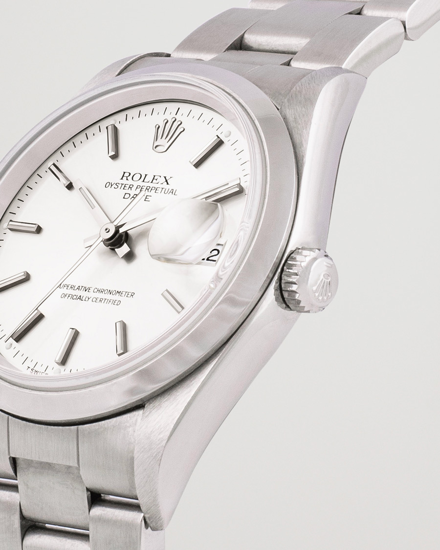 Mies | Rolex Pre-Owned Date 15200 Oyster Perpetual Silver | Rolex Pre-Owned | Date 15200 Oyster Perpetual Silver