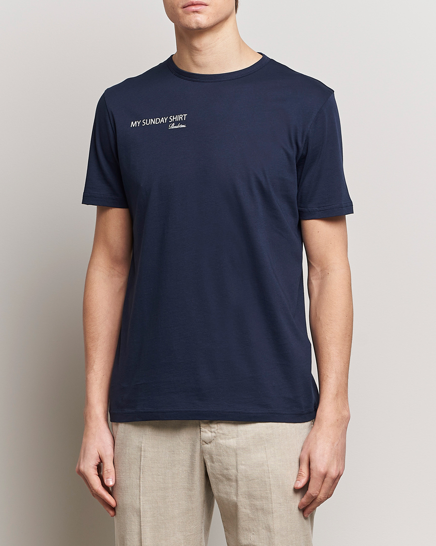 Mies | T-paidat | Stenströms | Sunday T-shirt Navy