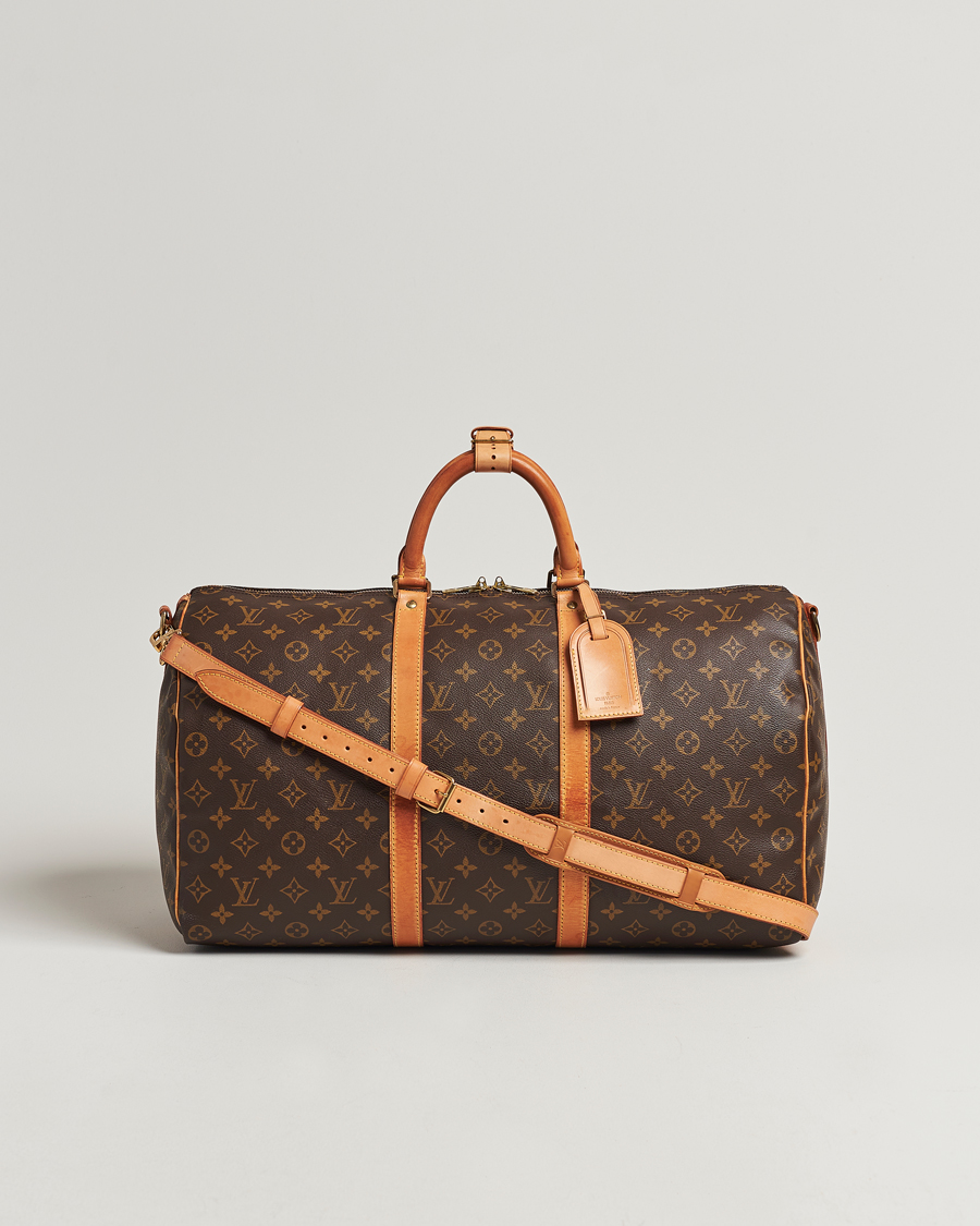 Mies | Louis Vuitton Pre-Owned Keepall Bandoulière 50 Bag Monogram | Louis Vuitton Pre-Owned | Keepall Bandoulière 50 Bag Monogram