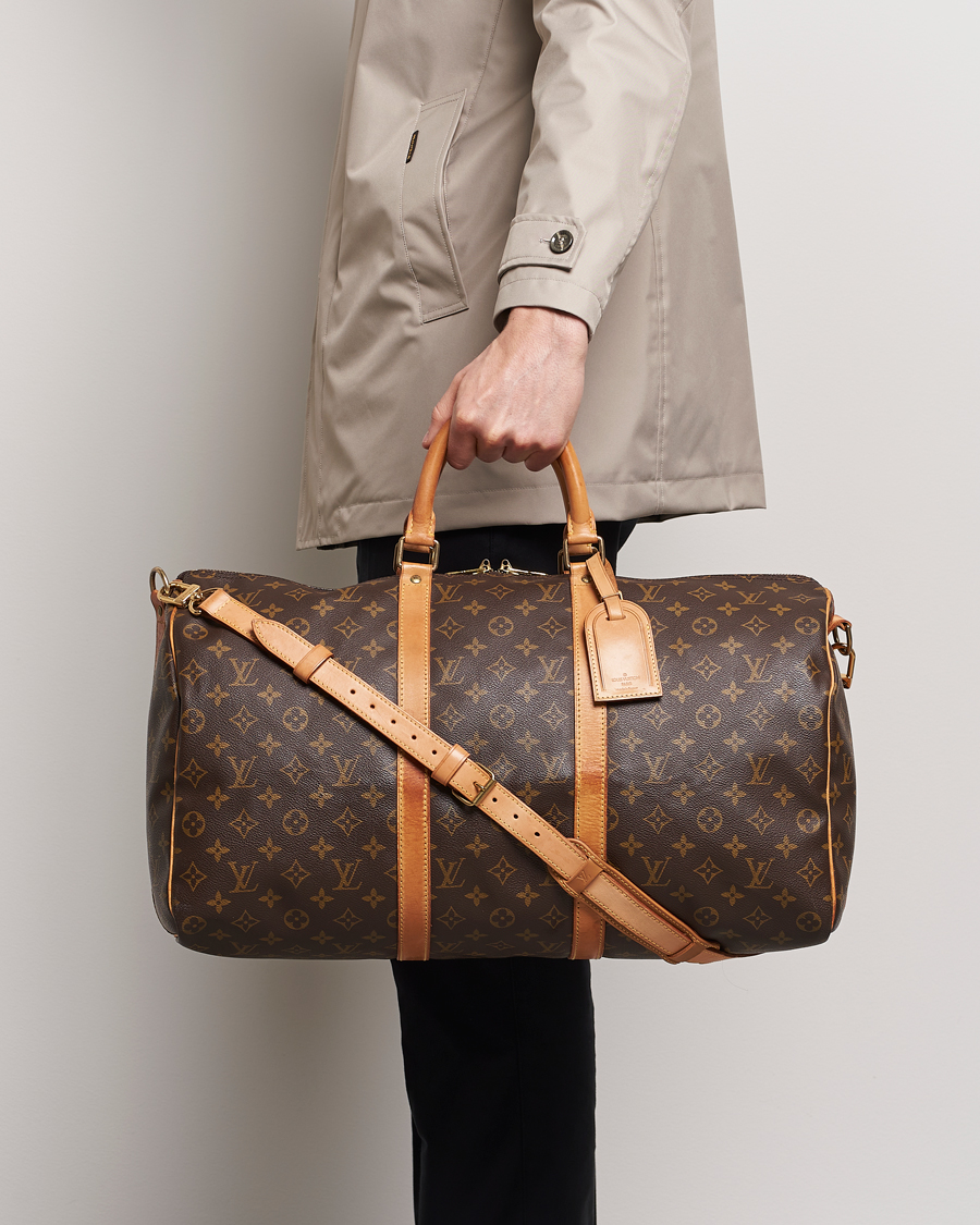 Mies | Louis Vuitton Pre-Owned Keepall Bandoulière 50 Bag Monogram | Louis Vuitton Pre-Owned | Keepall Bandoulière 50 Bag Monogram