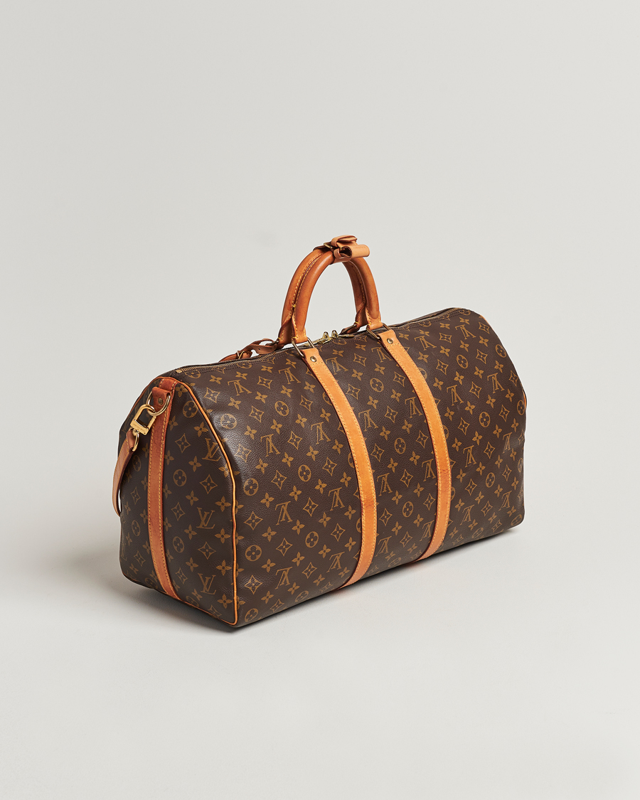 Mies | Louis Vuitton Pre-Owned Keepall Bandoulière 50 Bag Monogram | Louis Vuitton Pre-Owned | Keepall Bandoulière 50 Bag Monogram