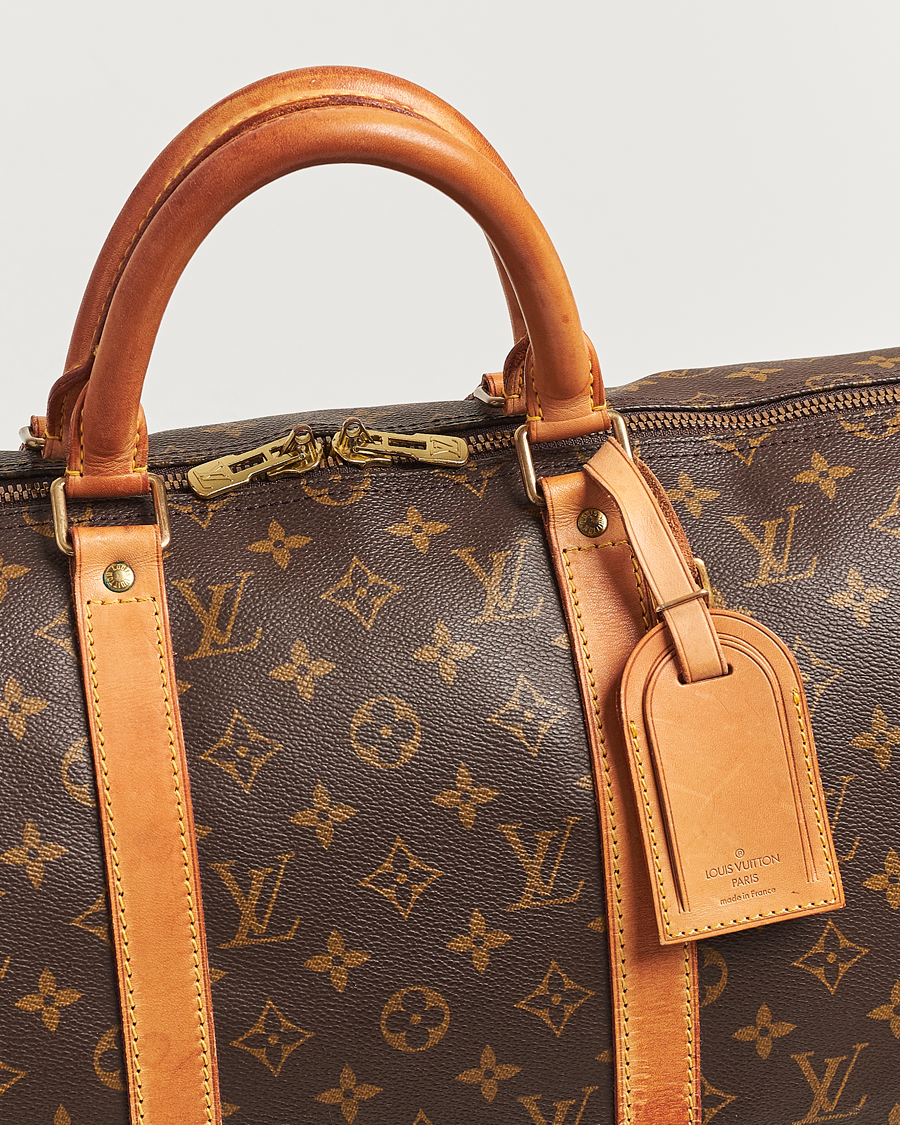 Mies | Louis Vuitton Pre-Owned Keepall Bandoulière 50 Bag Monogram | Louis Vuitton Pre-Owned | Keepall Bandoulière 50 Bag Monogram