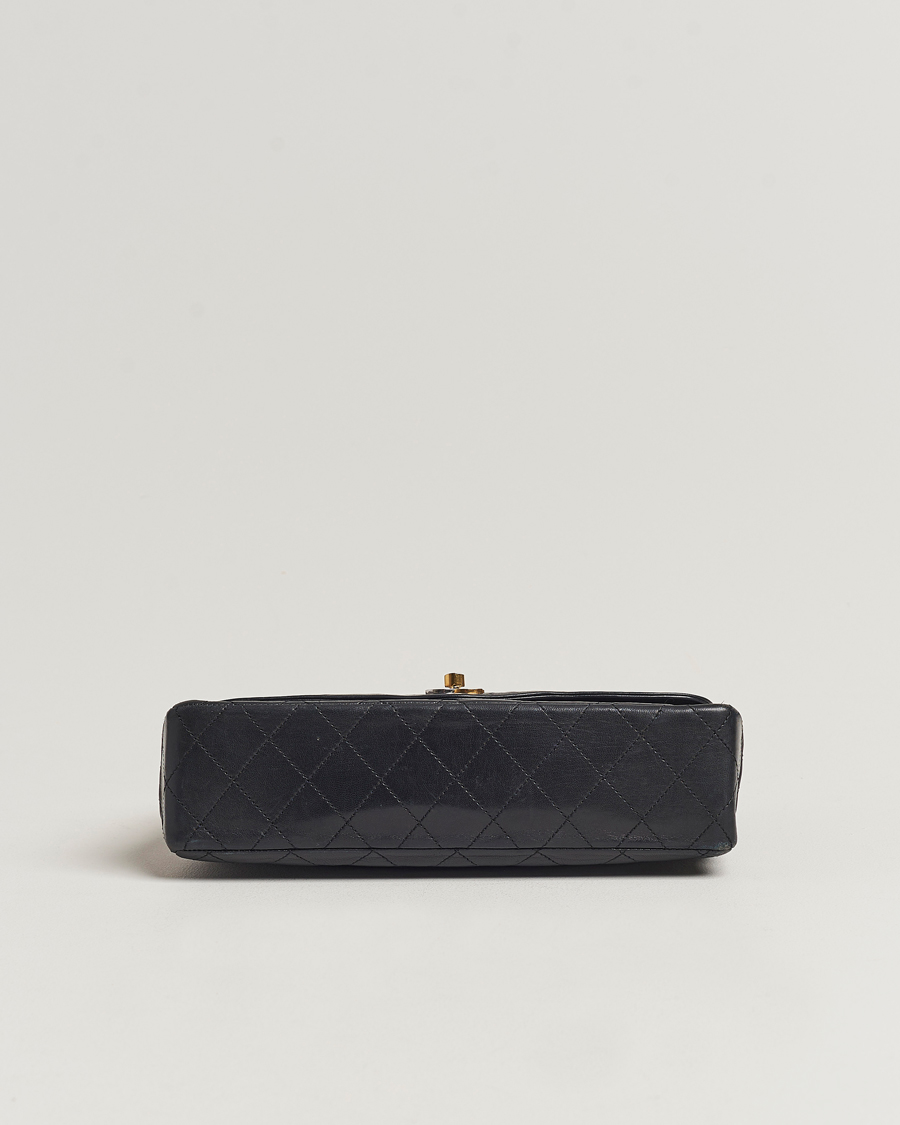 Mies | Chanel Pre-Owned Matelasse Double Flap Bag Black | Chanel Pre-Owned | Matelasse Double Flap Bag Black