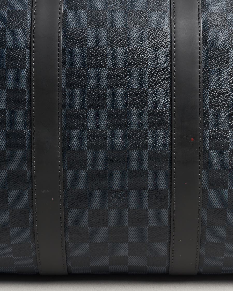 Mies | Louis Vuitton Pre-Owned Keepall Bandoulière 45 Damier Graphite | Louis Vuitton Pre-Owned | Keepall Bandoulière 45 Damier Graphite