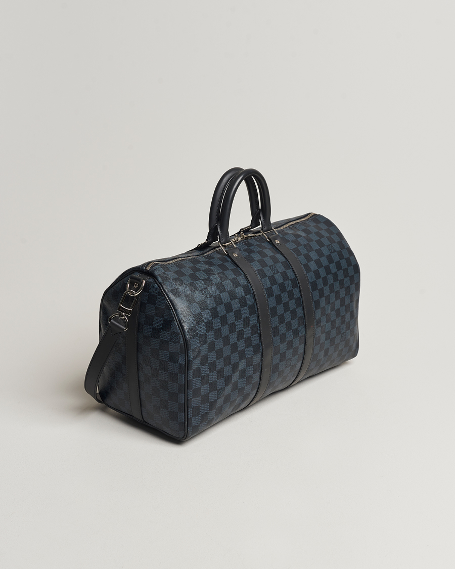 Mies | Louis Vuitton Pre-Owned Keepall Bandoulière 45 Damier Graphite | Louis Vuitton Pre-Owned | Keepall Bandoulière 45 Damier Graphite