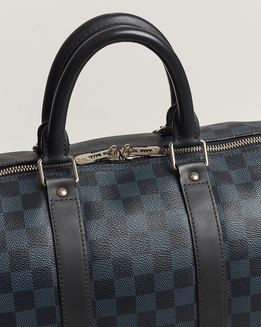 Mies | Louis Vuitton Pre-Owned Keepall Bandoulière 45 Damier Graphite | Louis Vuitton Pre-Owned | Keepall Bandoulière 45 Damier Graphite