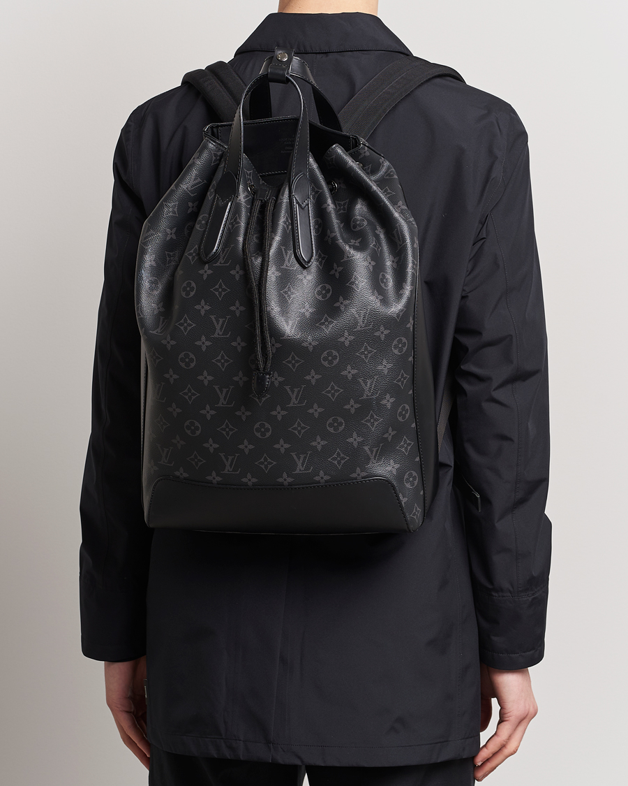 Mies | Louis Vuitton Pre-Owned Explorer Backpack Monogram Eclipse | Louis Vuitton Pre-Owned | Explorer Backpack Monogram Eclipse