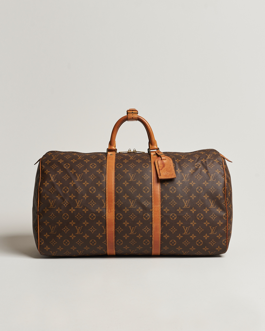 Mies | Louis Vuitton Pre-Owned Keepall 55 Bag Monogram | Louis Vuitton Pre-Owned | Keepall 55 Bag Monogram