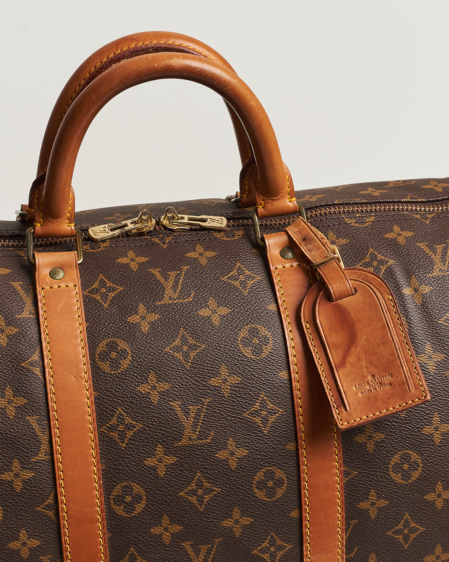Mies | Louis Vuitton Pre-Owned Keepall 55 Bag Monogram | Louis Vuitton Pre-Owned | Keepall 55 Bag Monogram