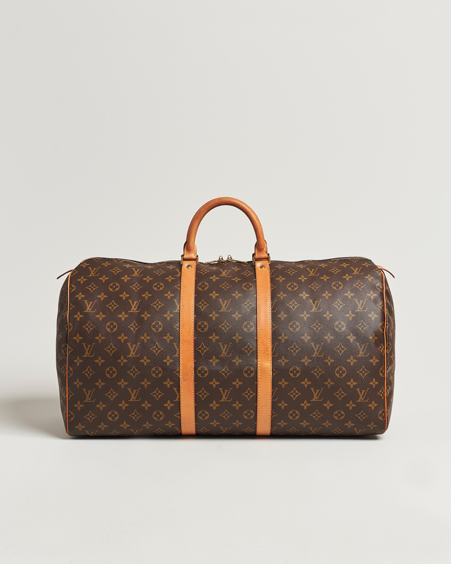 Mies | Louis Vuitton Pre-Owned Keepall 55 Bag Monogram | Louis Vuitton Pre-Owned | Keepall 55 Bag Monogram