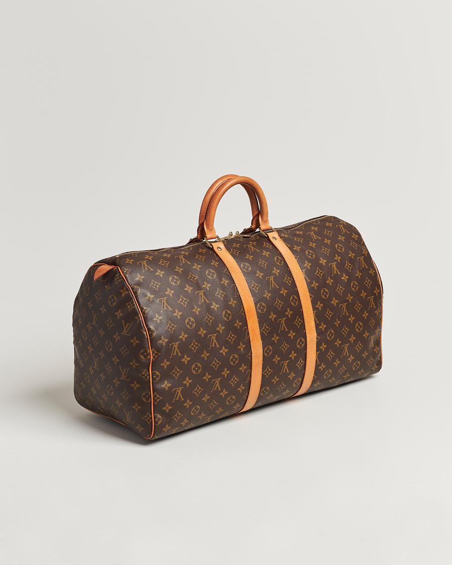 Mies | Louis Vuitton Pre-Owned Keepall 55 Bag Monogram | Louis Vuitton Pre-Owned | Keepall 55 Bag Monogram