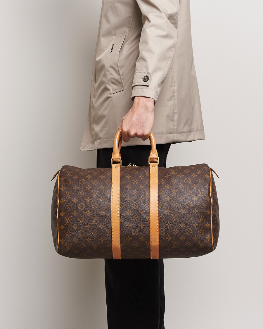 Mies | Louis Vuitton Pre-Owned Keepall 45 Bag Monogram | Louis Vuitton Pre-Owned | Keepall 45 Bag Monogram