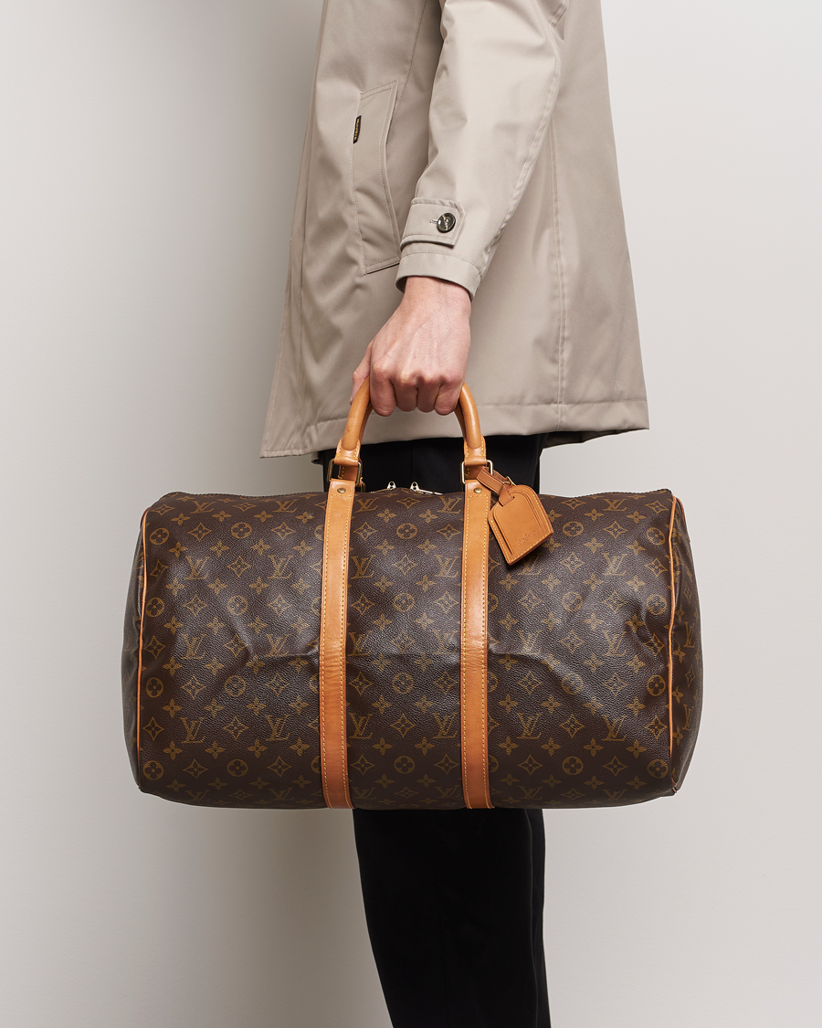 Mies | Louis Vuitton Pre-Owned Keepall 50 Bag Monogram | Louis Vuitton Pre-Owned | Keepall 50 Bag Monogram
