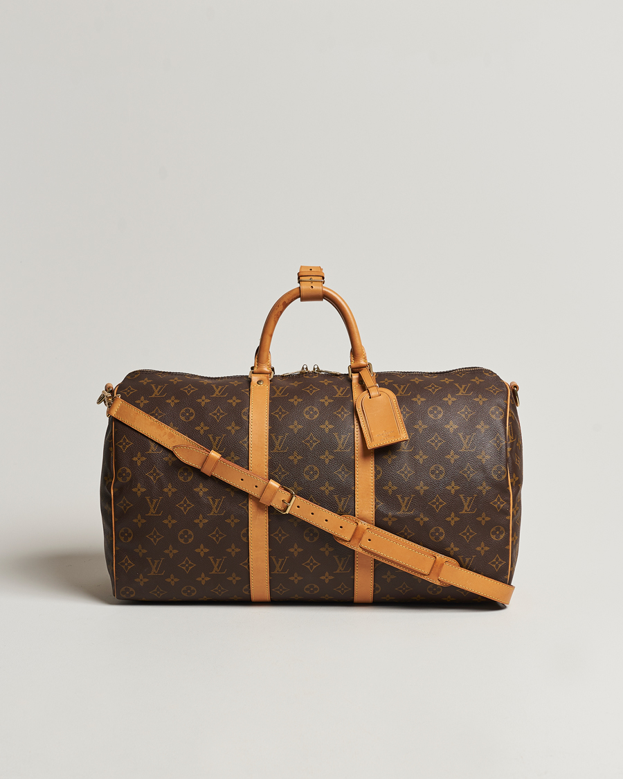 Mies | Louis Vuitton Pre-Owned Keepall Bandoulière 50 Bag Monogram | Louis Vuitton Pre-Owned | Keepall Bandoulière 50 Bag Monogram
