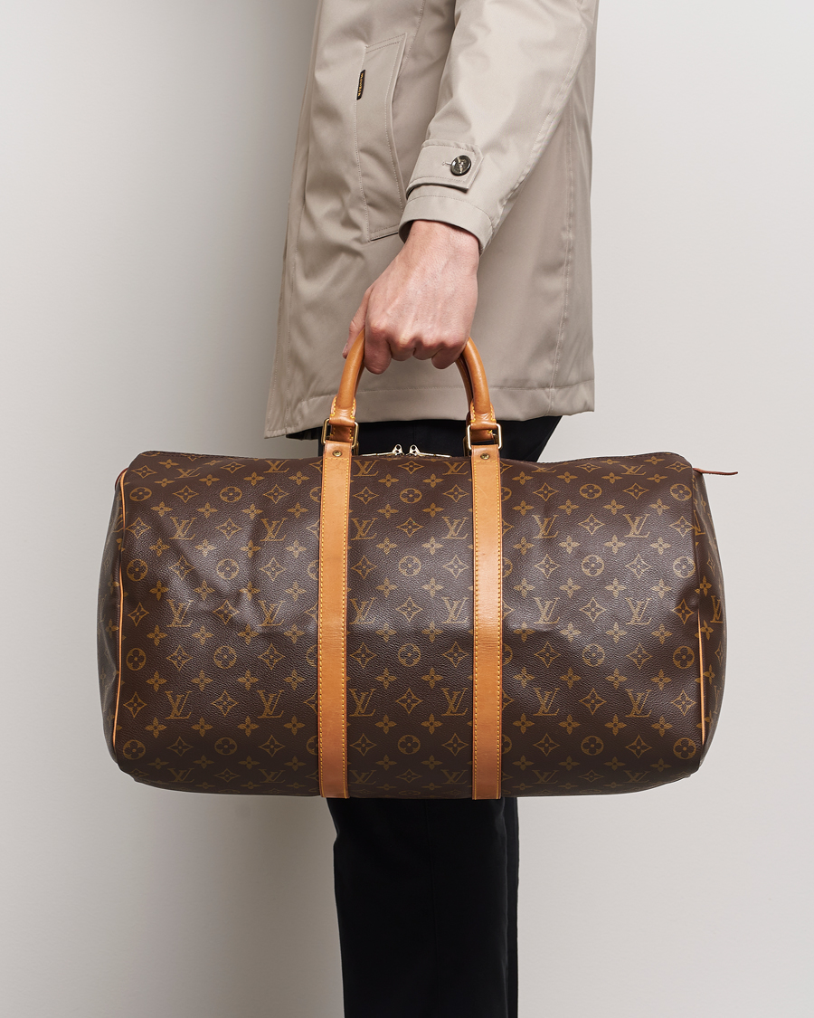 Mies | Louis Vuitton Pre-Owned Keepall 50 Bag Monogram | Louis Vuitton Pre-Owned | Keepall 50 Bag Monogram