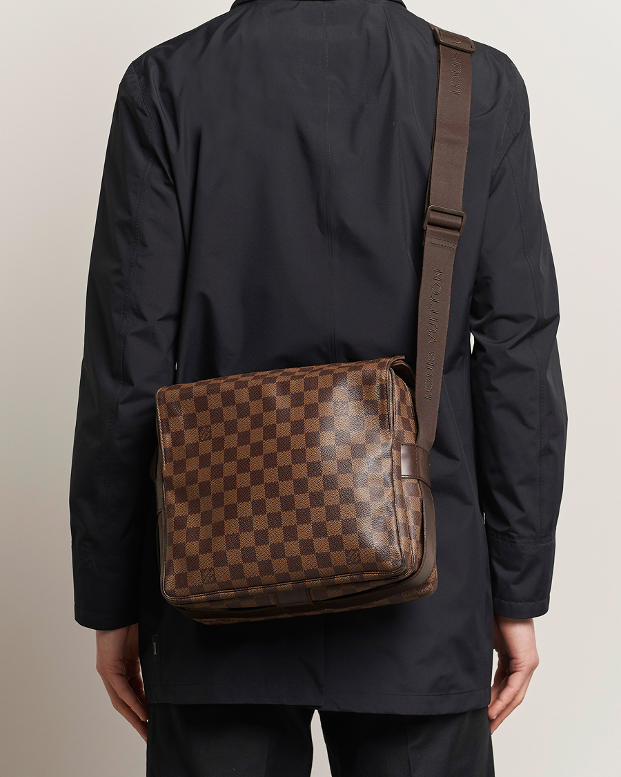 Mies | Pre-Owned & Vintage Bags | Louis Vuitton Pre-Owned | Naviglio Messenger Bag Damier Ebene 