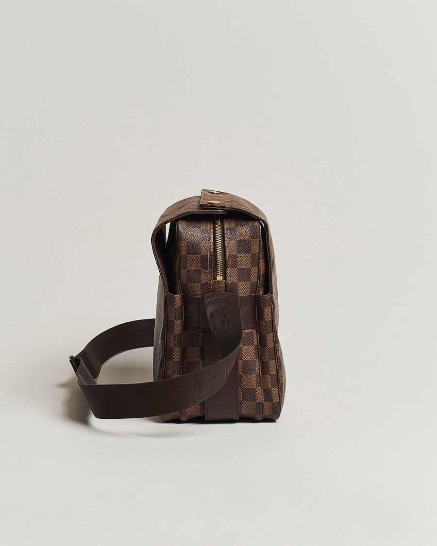 Mies | Louis Vuitton Pre-Owned Naviglio Messenger Bag Damier Ebene | Louis Vuitton Pre-Owned | Naviglio Messenger Bag Damier Ebene