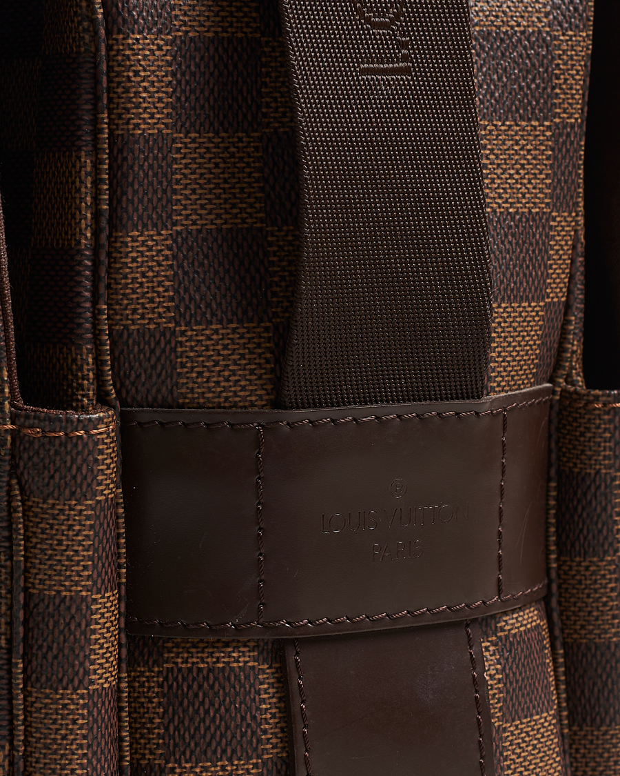 Mies | Louis Vuitton Pre-Owned Naviglio Messenger Bag Damier Ebene | Louis Vuitton Pre-Owned | Naviglio Messenger Bag Damier Ebene