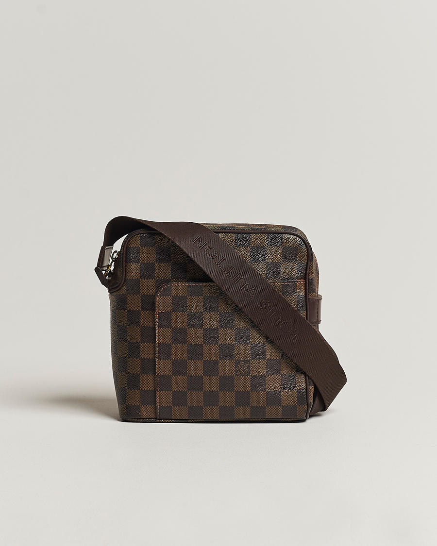 Mies | Louis Vuitton Pre-Owned Olaf Shoulder Bag Damier Ebene | Louis Vuitton Pre-Owned | Olaf Shoulder Bag Damier Ebene