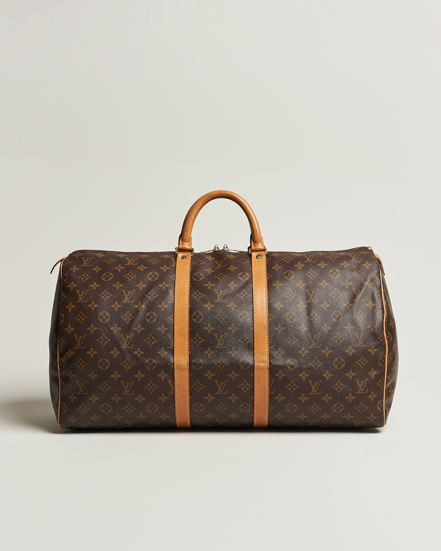 Mies | Louis Vuitton Pre-Owned Keepall 55 Bag Monogram | Louis Vuitton Pre-Owned | Keepall 55 Bag Monogram