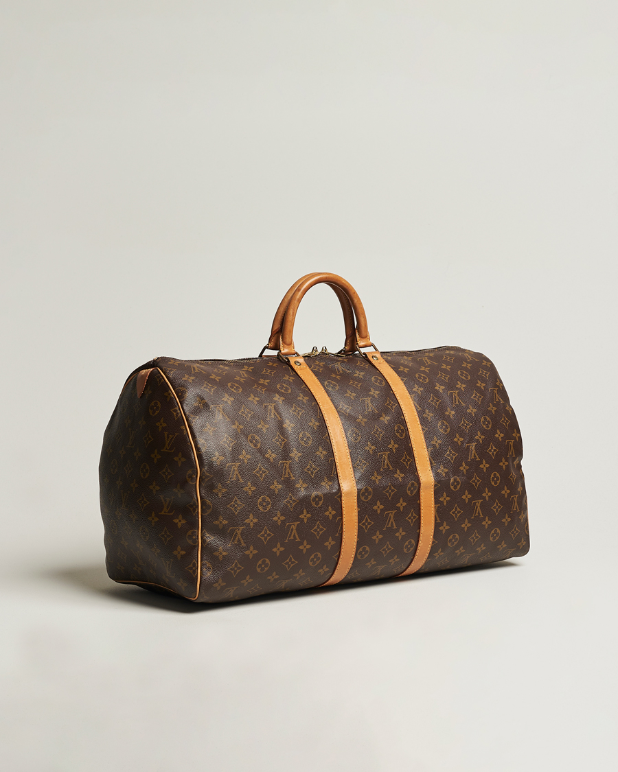 Mies | Louis Vuitton Pre-Owned Keepall 55 Bag Monogram | Louis Vuitton Pre-Owned | Keepall 55 Bag Monogram
