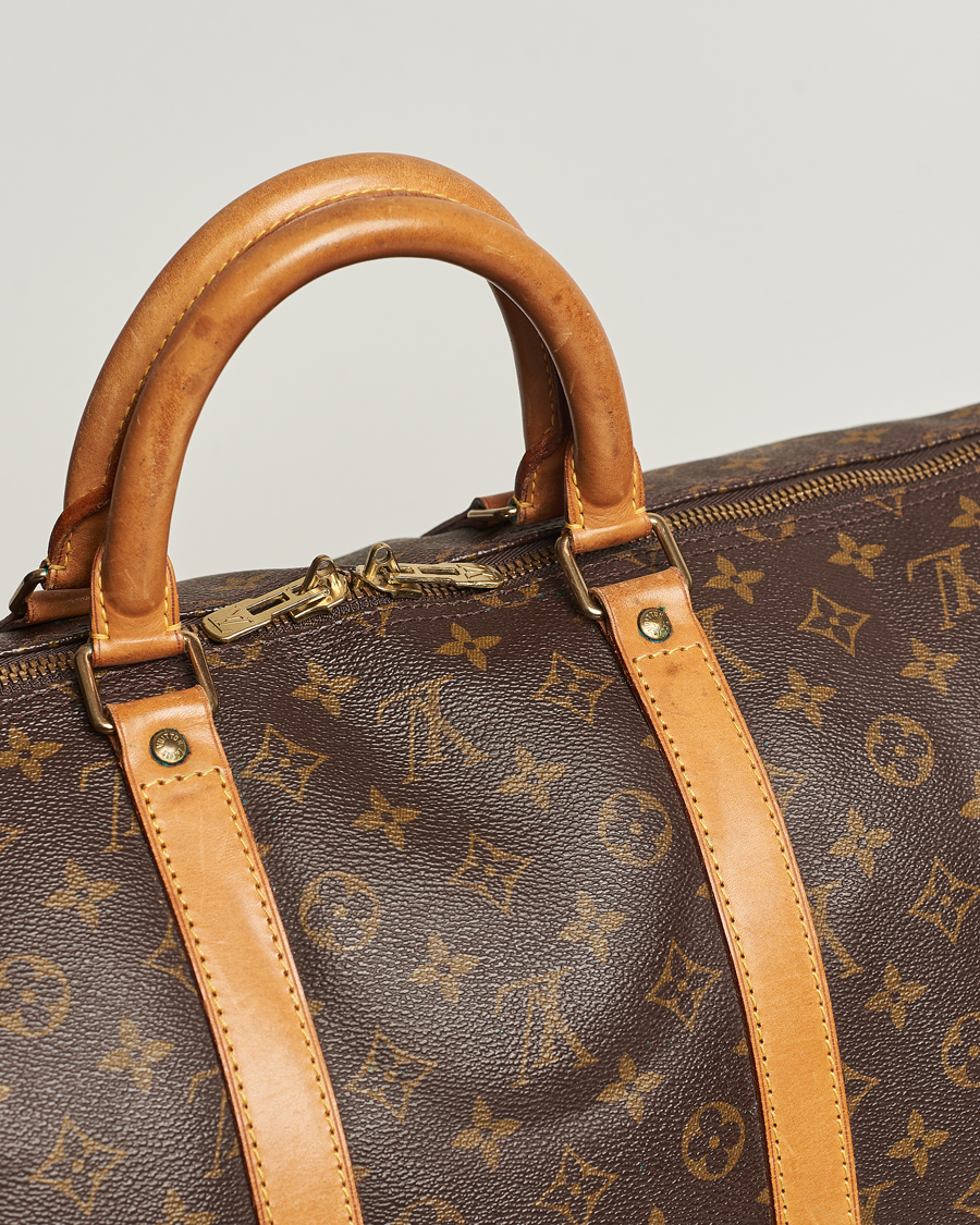 Mies | Louis Vuitton Pre-Owned Keepall 55 Bag Monogram | Louis Vuitton Pre-Owned | Keepall 55 Bag Monogram