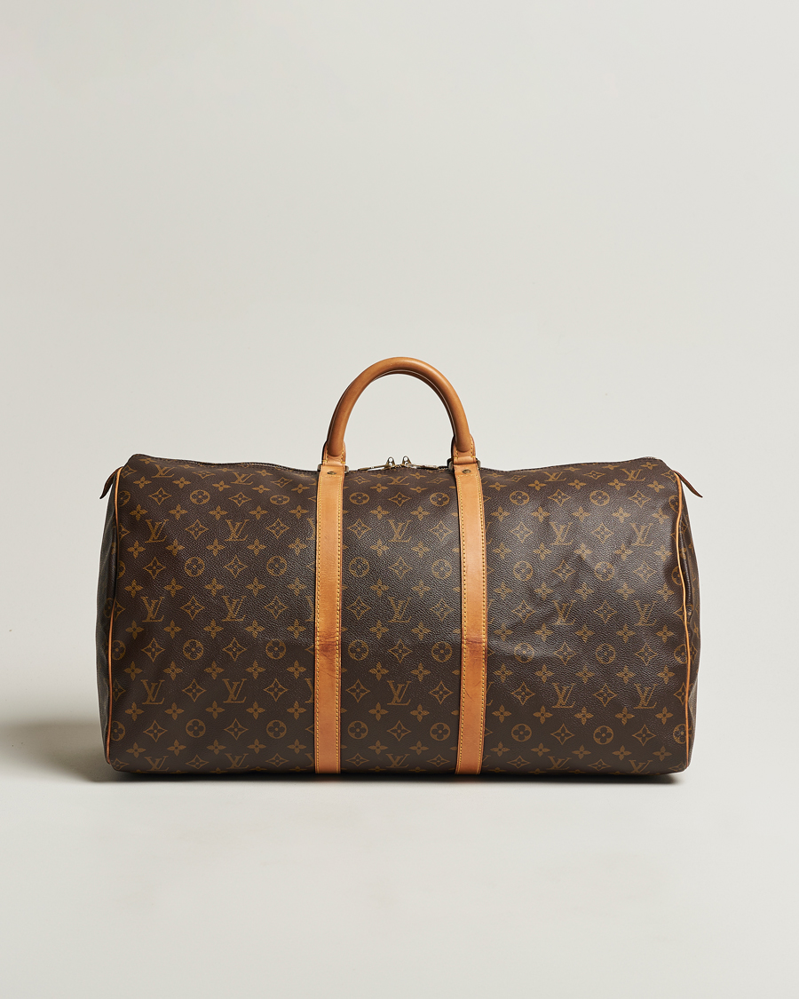 Mies | Louis Vuitton Pre-Owned Keepall 55 Bag Monogram | Louis Vuitton Pre-Owned | Keepall 55 Bag Monogram